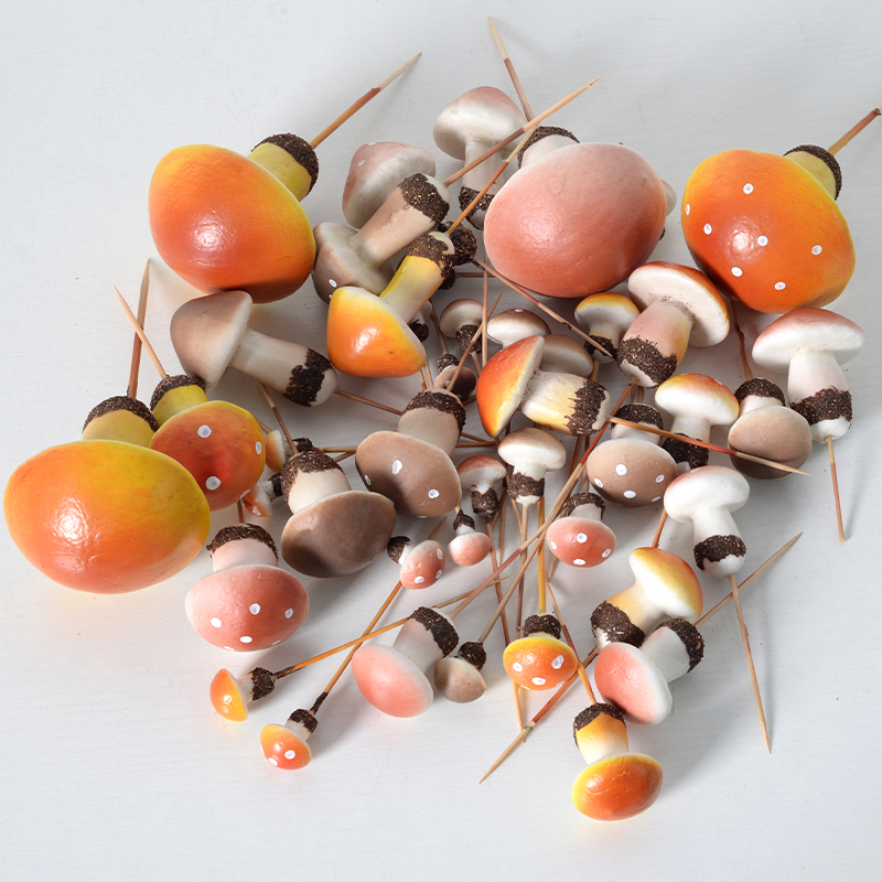 仿真蘑菇摆件装饰DIY材料造景