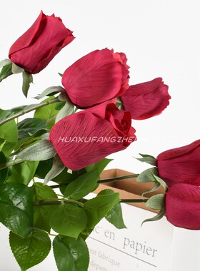 保湿仿真玫瑰花束婚礼手捧花