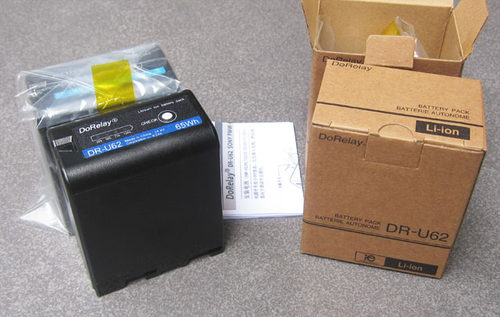DoRelay u62电池 适用 Z280/Z200/NX800/X280/FX6/EX1R/Fs5摄像机