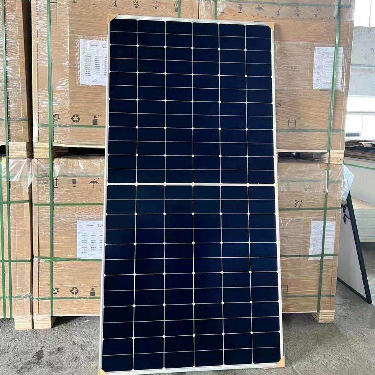 隆基570W575W580W585W双波原厂正A级质保光伏太阳能电池发电板