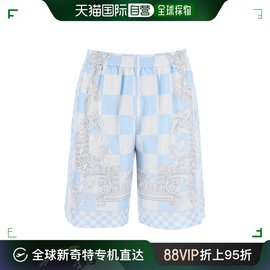 香港直邮versace范思哲男士bermudashorts印花真丝套装1002