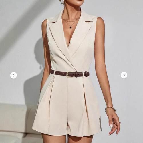 Women's Rivet Decorative Short Fitted Leather Skirt Elegant