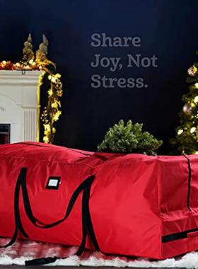 圣诞尺节储物带轮子和柄圣诞袋KPI树收纳手袋9英人造拆解树存储