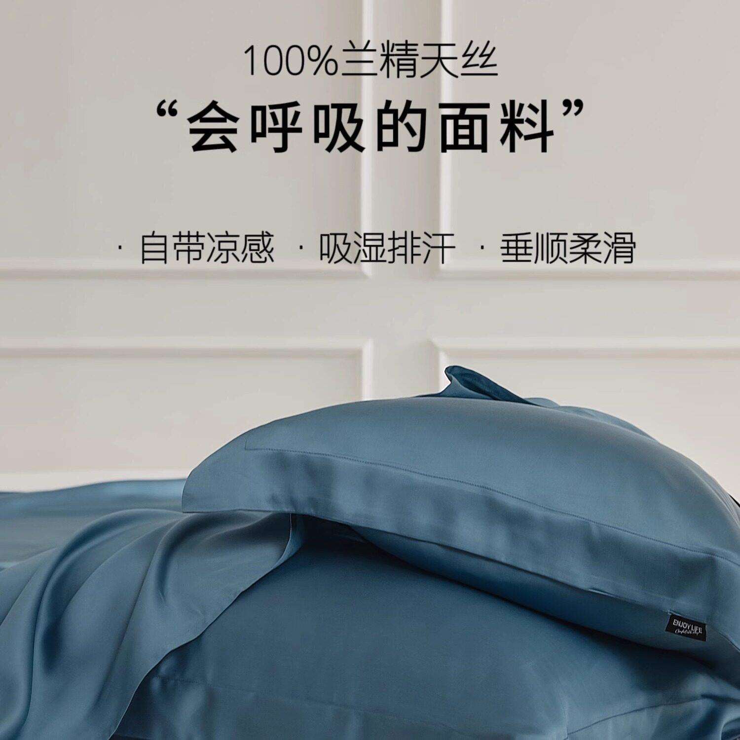 般20240322亲肤120天丝丨凉感枕头套单丝人48*74cm一对装枕S套家