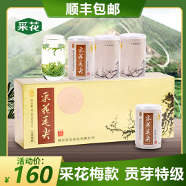 2024新茶采花毛尖梅款贡芽高山明前绿茶叶，特级茶礼盒192g