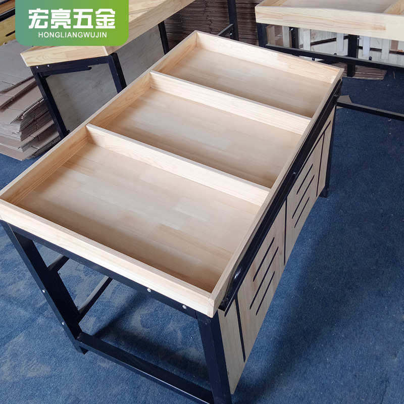 可便利店超市钢木架子批发货架柜展示定货架蔬菜厂家现货水果食品