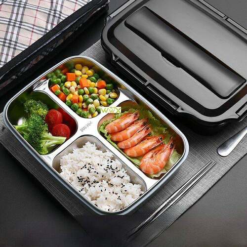 Stainless steel insulated lunch box Bento primary school stu