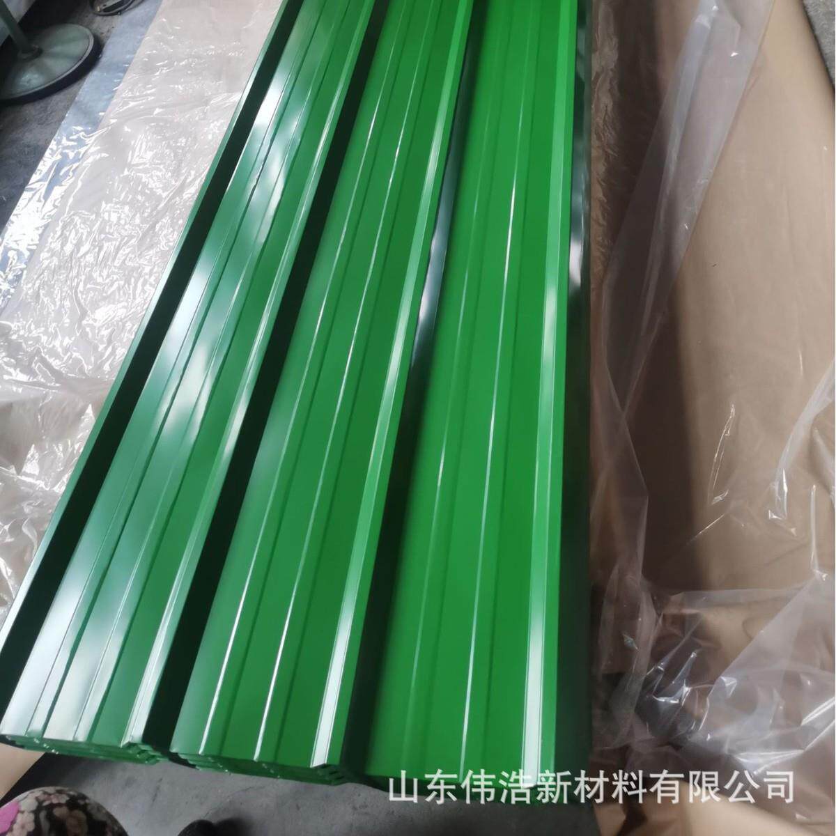 YX130-300-600型搭接彩钢瓦楞板镀锌压型钢板护栏用冷弯彩钢瓦