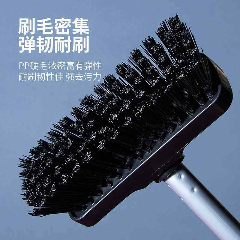 毯Q001X刷地专用清洗地刷长柄硬毛免厨弯腰房子地垫卫生间门口垫