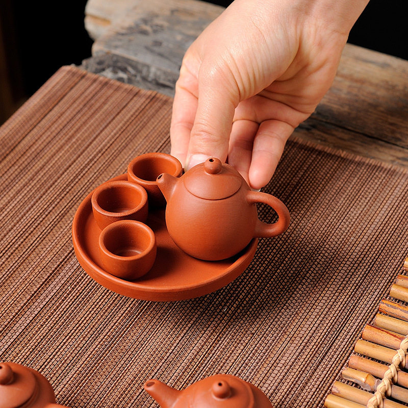 功夫茶紫砂童子茶壶指尖西施茶壶