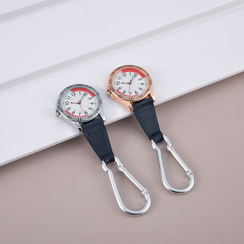 登山扣表皮革小巧钥匙扣书包挂表时间小挂表护士胸表学生表,户外/登山/野营/旅行用品,户外功能手表,淘宝优惠券,粉丝福利购,淘宝优惠卷