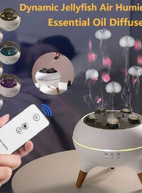 Dynamic Jellyfish Air Humidifier Remote Control Aroma