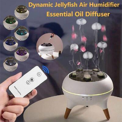 Dynamic Jellyfish Air Humidifier Remote Control Aroma