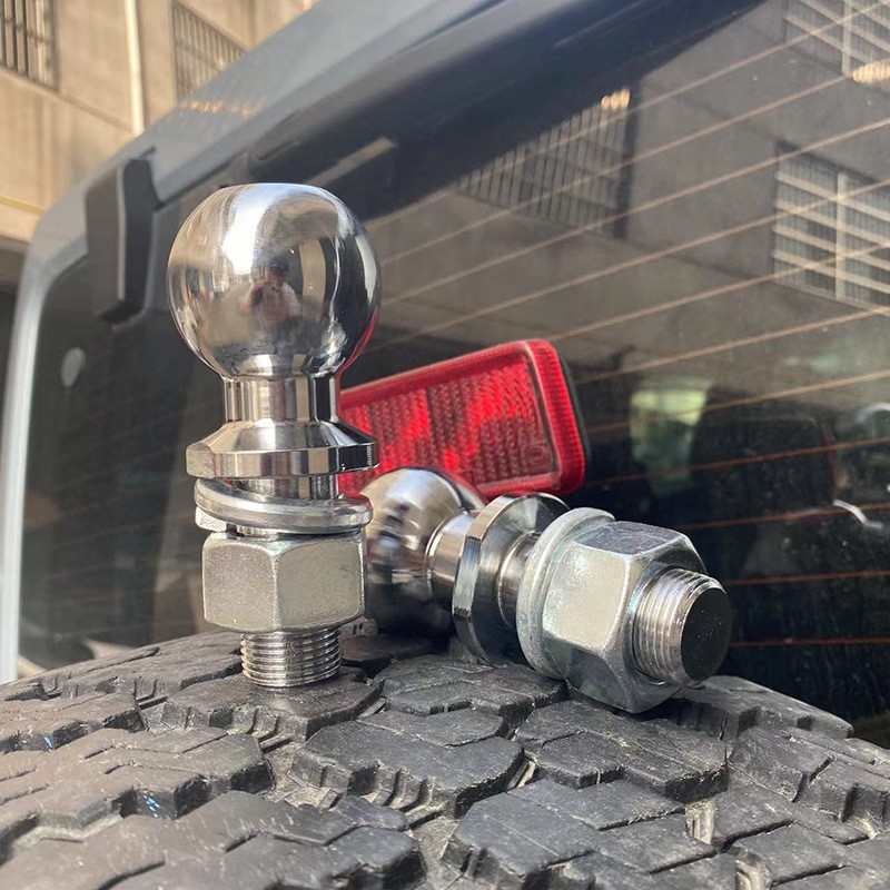 汽车拖车2寸球头50mm和尚头汽车连接器拖车钩链接器球罩拖车球
