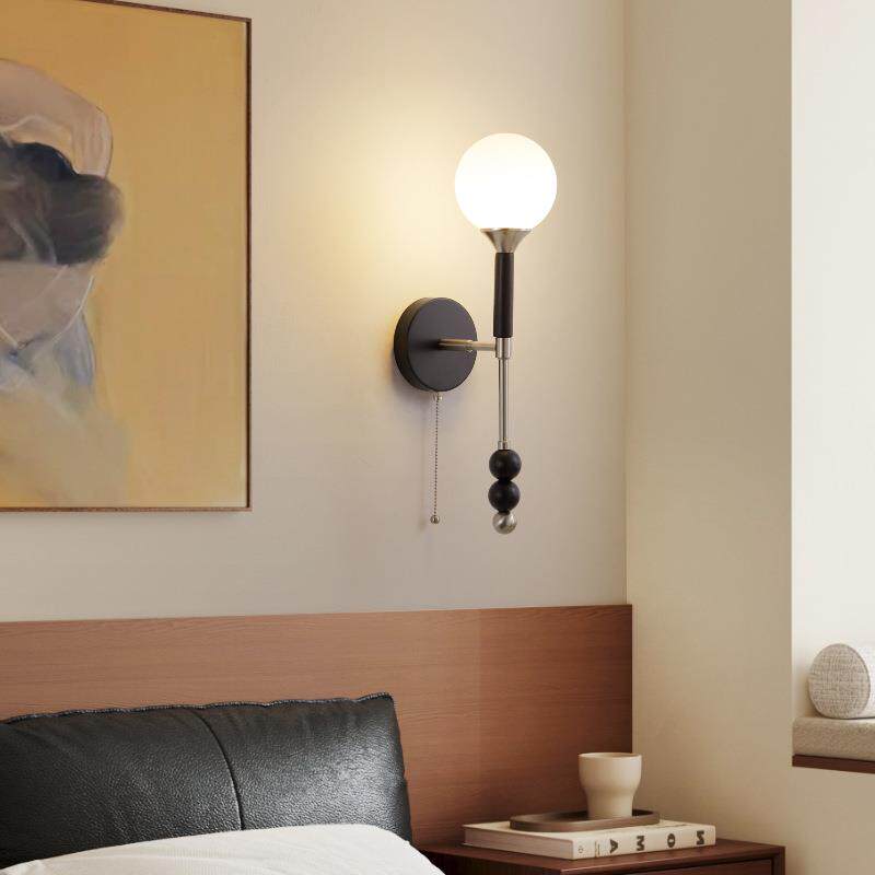 床头灯新款现代简约美式复古高级感创意个性沙发卧室床头壁灯灯具