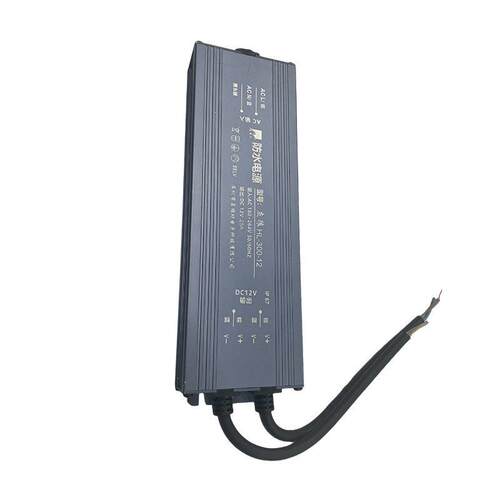 深圳LED电源厂家24V300W防水开关电源12.5A恒压驱动-灰狼