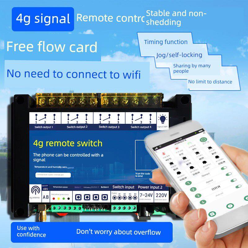 图雅智能4g远程移动应用远程控制温湿度开关卷工业大棚养殖鱼池