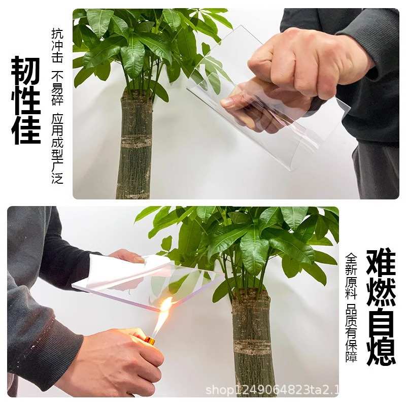 PC耐力板阳光板大棚聚碳酸酯采光板屋顶雨棚遮阳防水阳台挡雨板