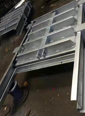 手动闸一体QMQ钢制闸门外形尺寸70*1500mm配置QL2机0KN7螺杆启闭