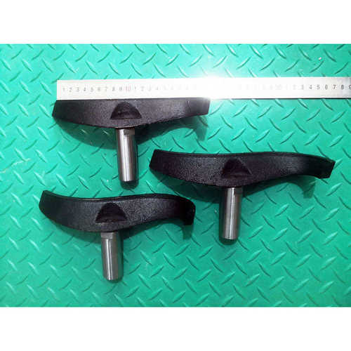 木工DIY车床车刀铸铁托刀架S弯210mm立柱直径25.4mm立柱长度66mm