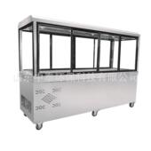 超市烧腊熟食展示柜卤菜北京烤鸭保鲜柜花车摆摊移动推车商用冷藏