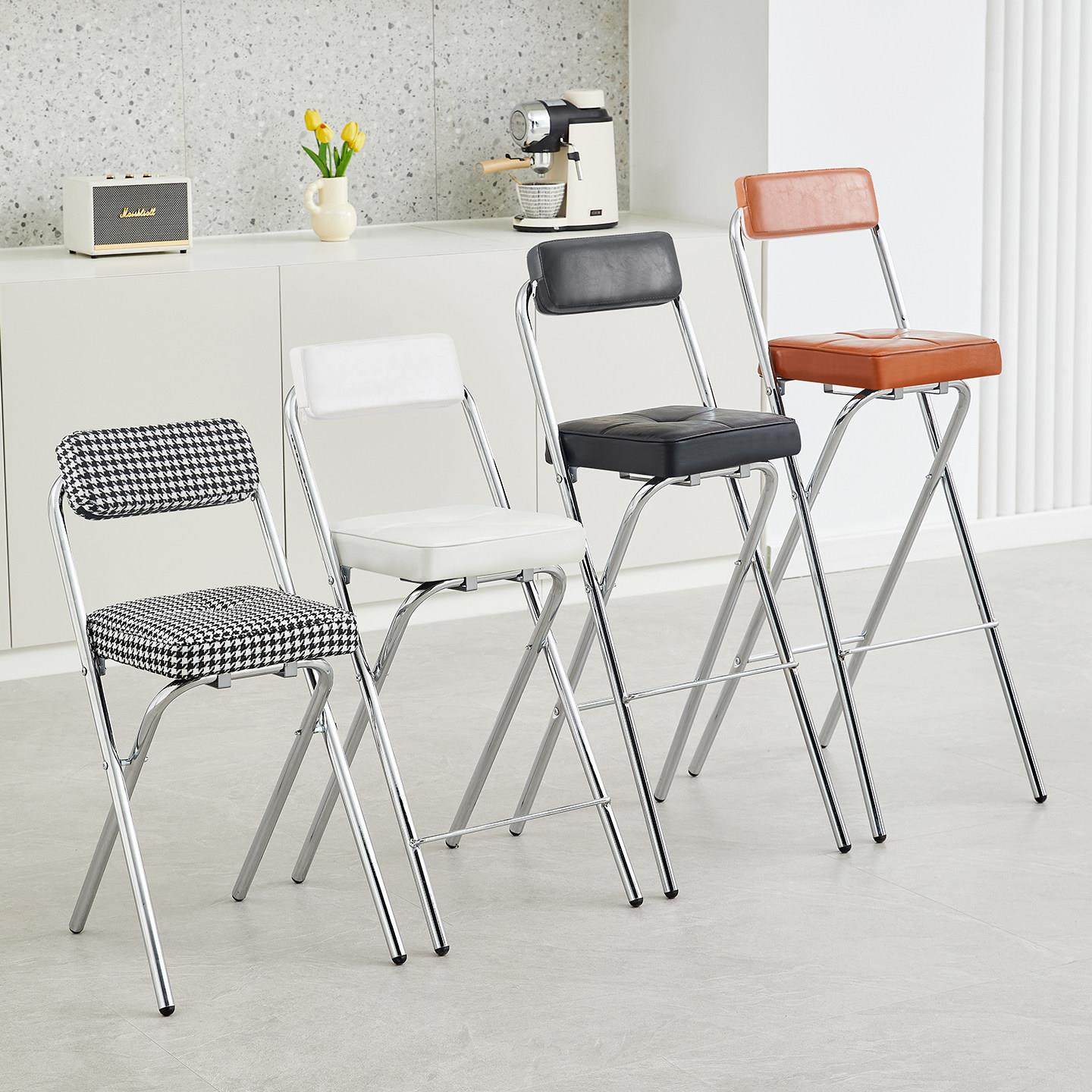 2025新款吧台椅子60cm靠背椅折叠高脚凳久坐不累厨房做饭专用凳子,商业/办公家具,酒吧椅,淘宝优惠券,粉丝福利购,淘宝优惠卷