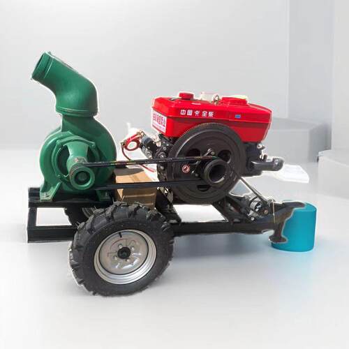 柴油8寸抽水泵拖车款满足大面积灌溉需求 农田灌溉泵