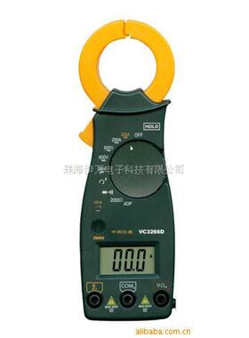 伊万VC3266D交直流检测便携相序火线判别数字万用钳形表