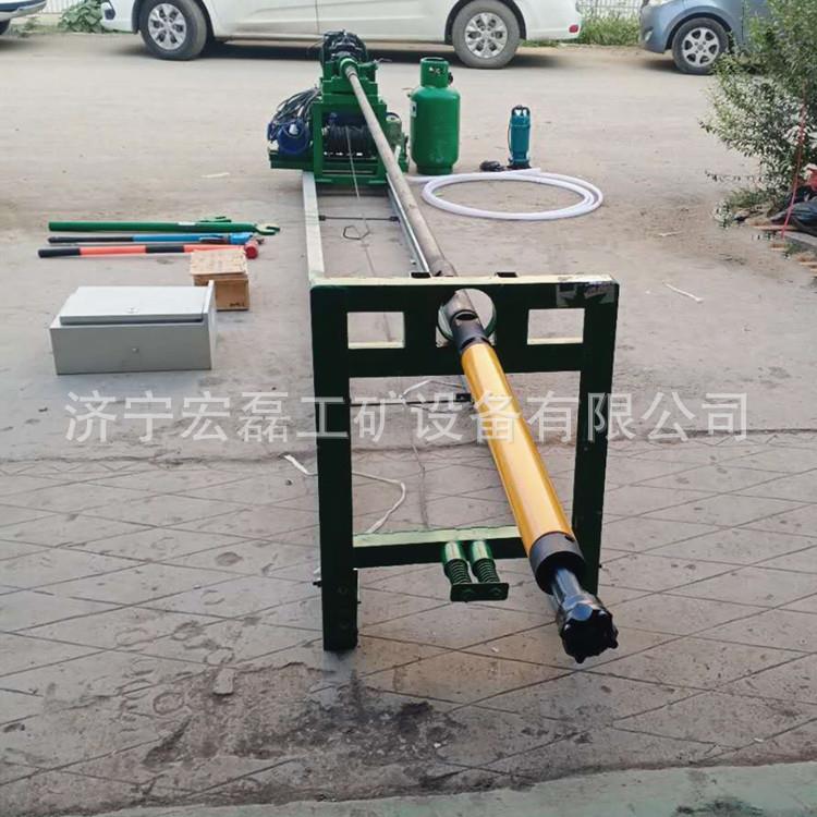 小横向VGA水井钻机机 山区型横向取打水井 家用气动钻井机现货价