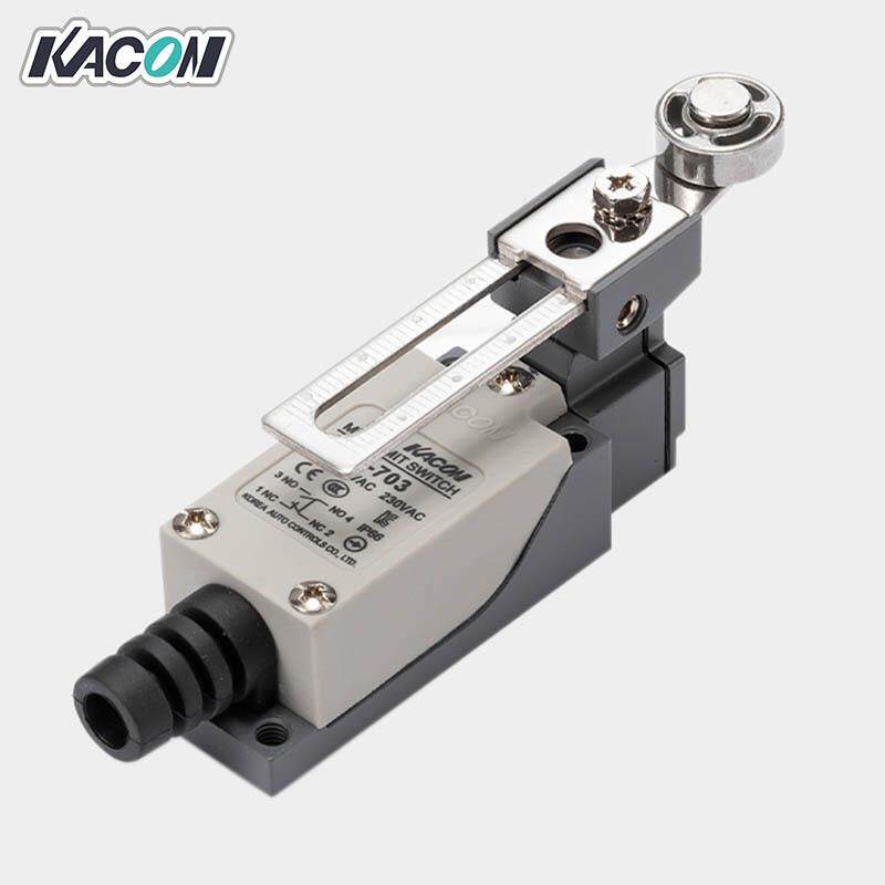 现货Kacon/凯昆KXM-703铝合金可调手柄防水防尘行程 限位开关