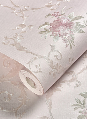 自粘女孩寝室宿舍墙纸立体3D壁纸卧室温馨浪漫田园家用装饰墙贴纸