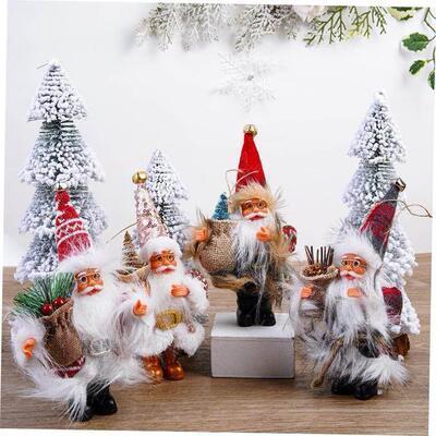 Christmas Santa Claus Fabric plush toy Pendant decoration