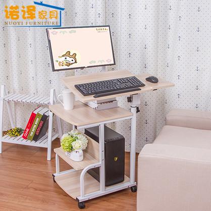 可升降悬挂移动旋转懒人台式桌笔记本电脑桌床上电脑桌无缝床边桌