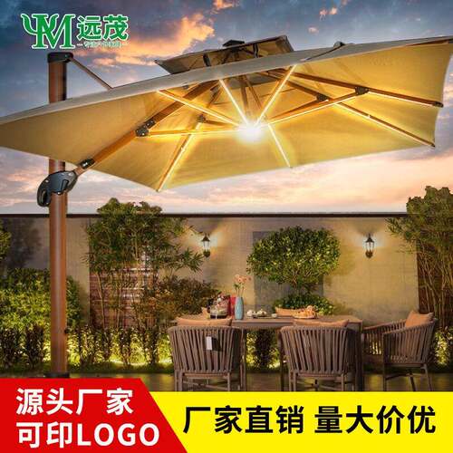 户外遮阳伞庭院伞别墅花园室外露天大型太阳伞罗马伞稳固耐用防风