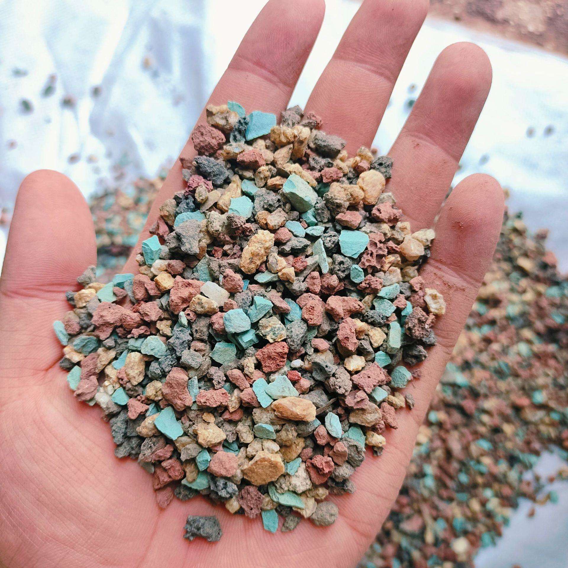 植物铺面多肉土颗粒土无土栽培透气砾石多肉专用砂石鹅卵石天然石