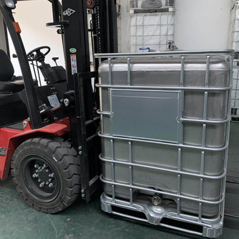 加厚304不锈钢拉缸吨桶水箱1000升涂料油漆溶剂化工方桶防爆
