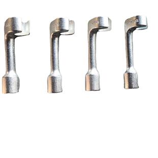 宝马奔驰柴油喷油管套筒器扳手L型开口大六角17MM开槽含众氧传感