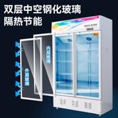 市柜饮料柜商用冷藏展示柜直冷保双门单门展217示超玻璃门鲜柜酒