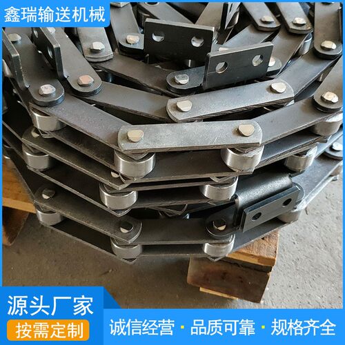 不锈钢条工业链传动链链条单双弯板滚子传送碳钢大节排距异形链条