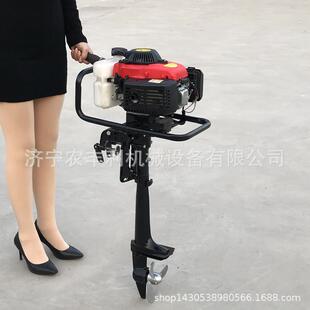 瓦房店市船挂机小型渔船挂桨机 家用汽油挂桨 小型船尾机推进器
