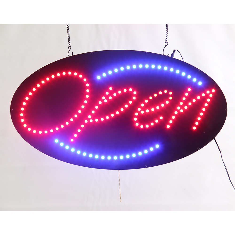 38x68led批发广告牌opensign灯箱 招牌出口5cmled 广告.