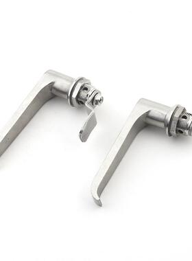 304不锈门钢手柄锁L门型把手锁工业L15340L机自柜执手锁动化设备