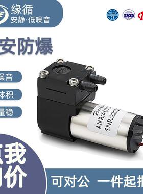 微型气泵AD1DC3EX-B缘循便携防爆空气采样泵隔膜微型真空泵