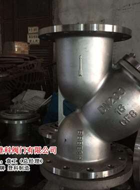 GL41H-16P 304材质 10公斤Y型过滤器DN250 孔径6-8个目