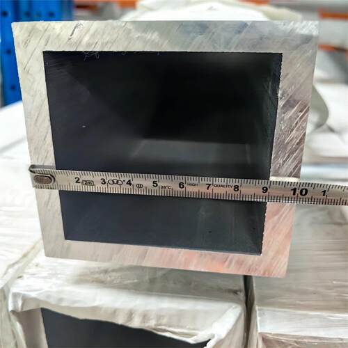 加厚铝合金方管90x90x9.0 120x100x9.0 150x80x10零切割矩形铝材
