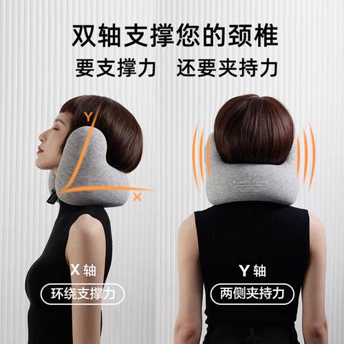 EVERYTHINK睡洞降噪枕E2护颈u型枕飞机旅行睡觉头枕午睡神器颈枕