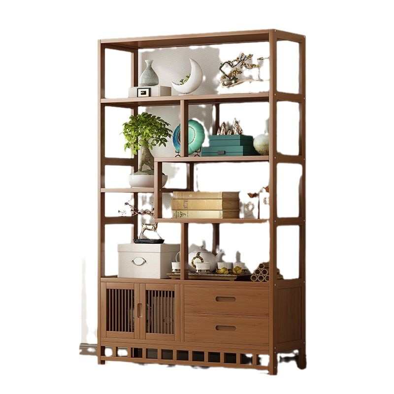 【活动中】新中式博古架多宝阁书茶具实木置物架茶叶展示柜摆放架
