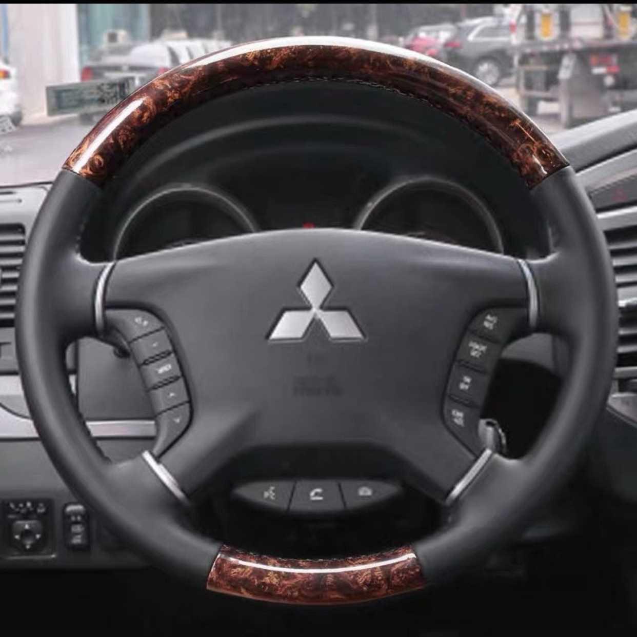 徐记.辉锐进口帕杰罗V93V97君阁手缝真皮方向盘套手缝把套
