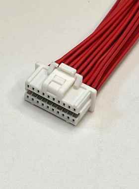 Molex1.0mm间距,5011892010连接线，501189-2010胶壳带线,双排20P
