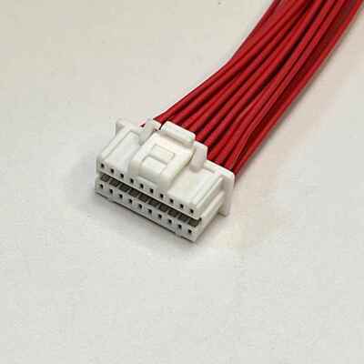 Molex1.0mm间距,5011892010连接线，501189-2010胶壳带线,双排20P
